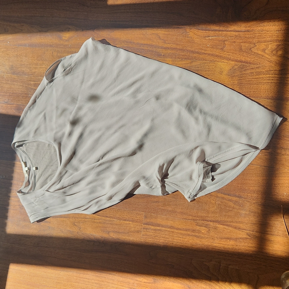 Gold Hawk Silk Blouse,  small